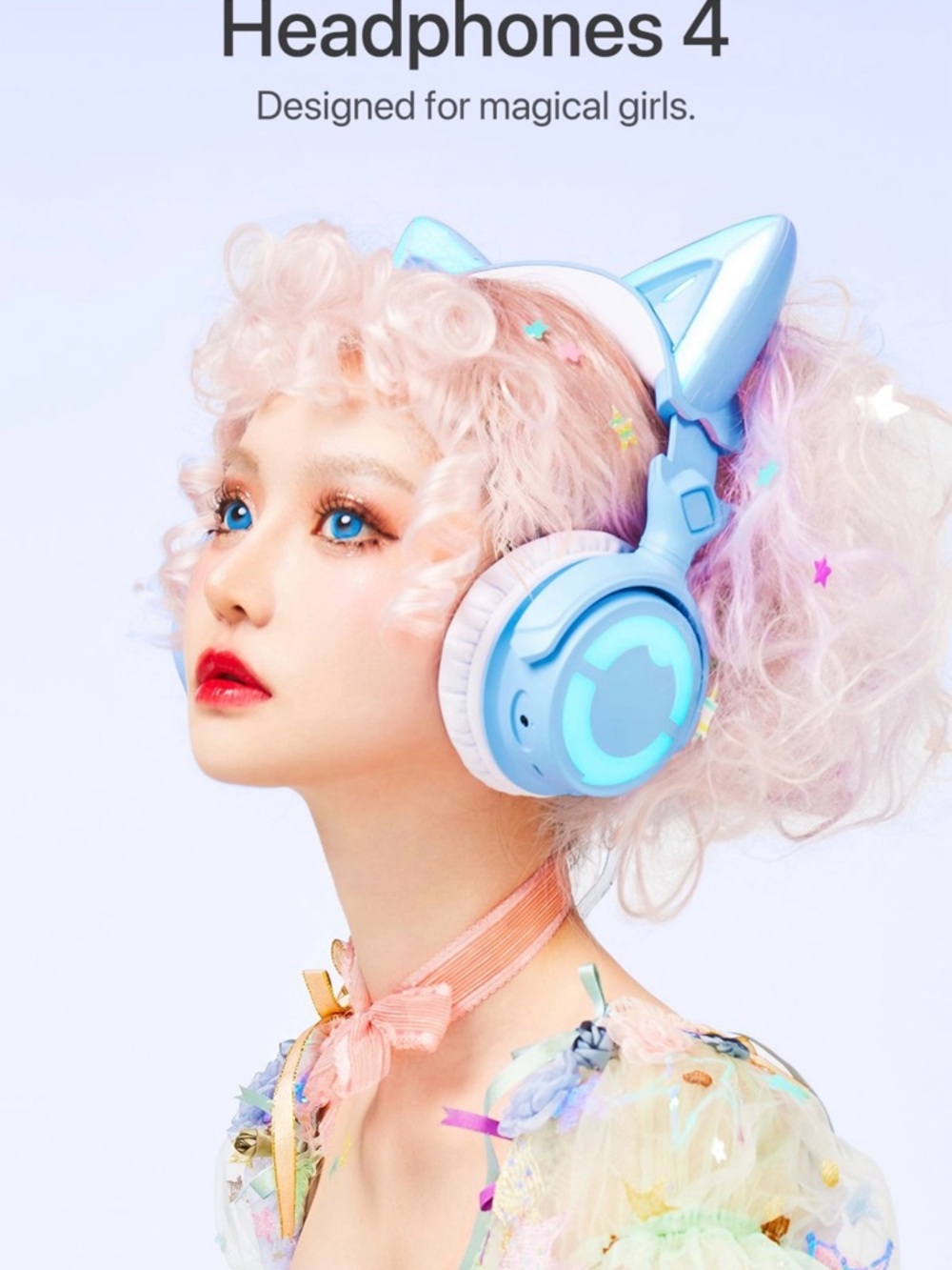 YOWU RGB Cat Ear Headphones